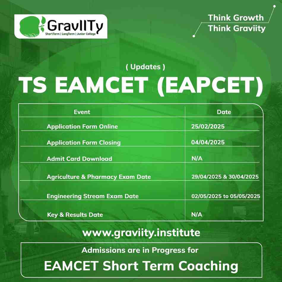 Best EAMCET Coaching Centres Hyderabad